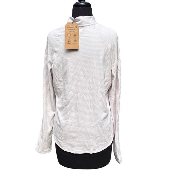 Avalanche 1/4 Zip Performance Top NWT L Pale Pink - Picture 3 of 10